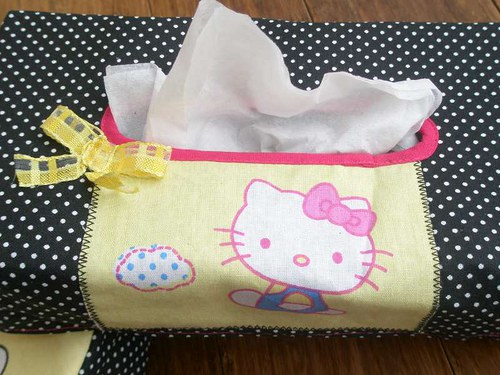 Obal na krabičku kapesníků - Hello Kitty — foto 2