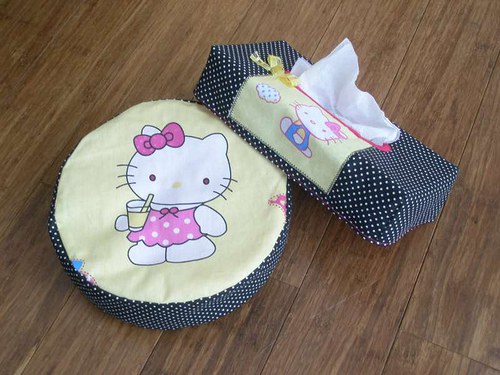 Obal na krabičku kapesníků - Hello Kitty — foto 3
