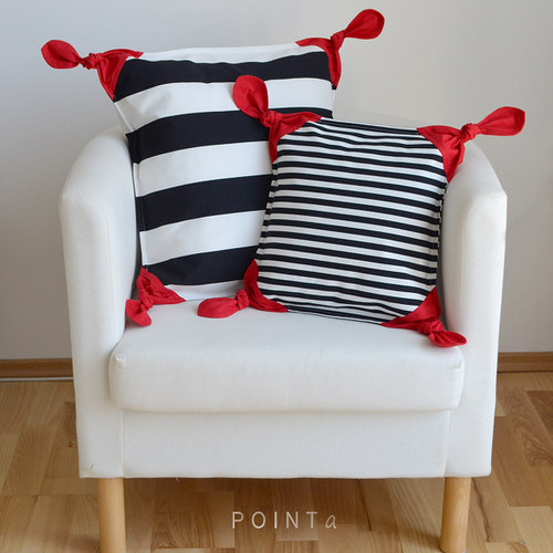 Polštář Nezapomeň! (pruhovaný a chic) — foto 5