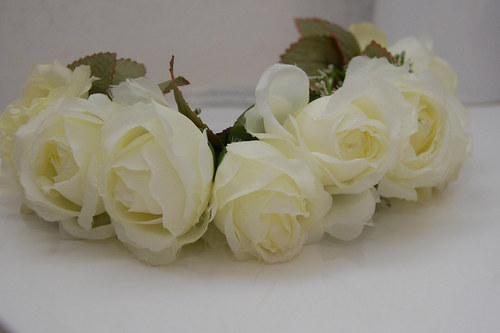 Roses svatební sen ... čelenka — foto 6