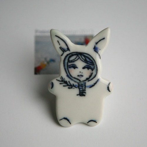 Ono v učení (porcelán.brož) — foto 3