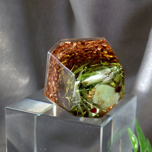 Orgonit (3)* Diamant malý s Chryzoprasem — foto 5