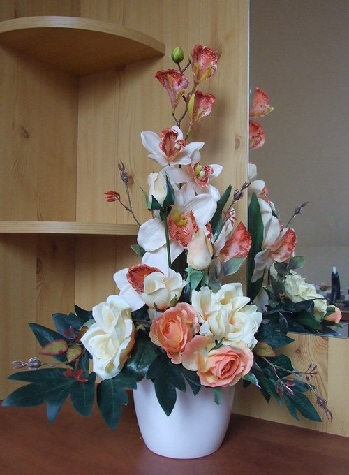 Orchideje a růže — foto 2