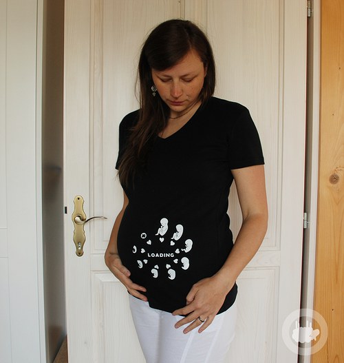Loading baby - tričko pro těhotné CN - XL — foto 2