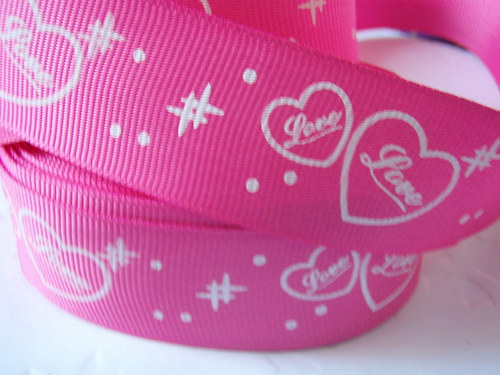 Stuha LOVE růžová — foto 2