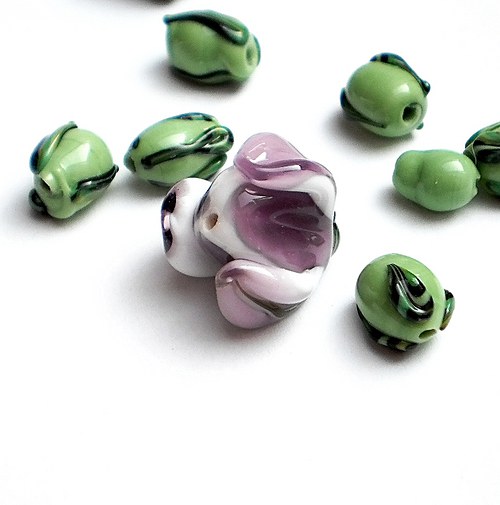 Vinutá perla "BotaNica"Ametyst — foto 2