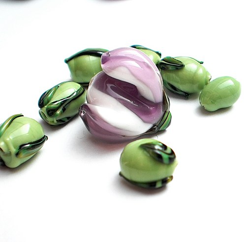 Vinutá perla "BotaNica"Ametyst — foto 3