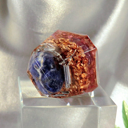Orgonit (19)* Diamant malý se Sodalitem — foto 3
