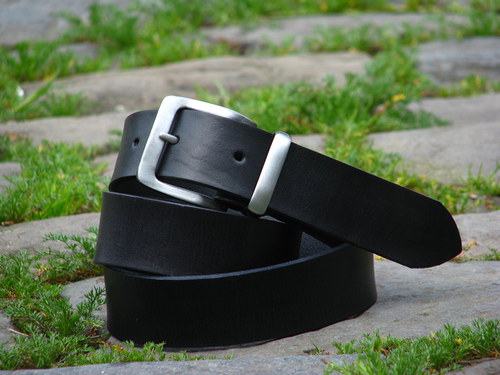 Klasický hladký... opasek 4 cm — foto 2