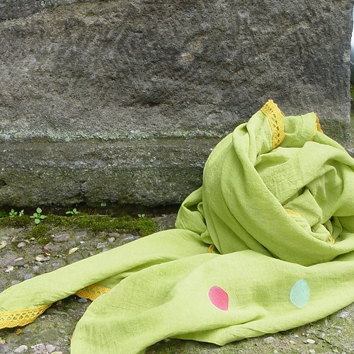 Kolekce PINTLICH- šátek světle zelený — foto 5