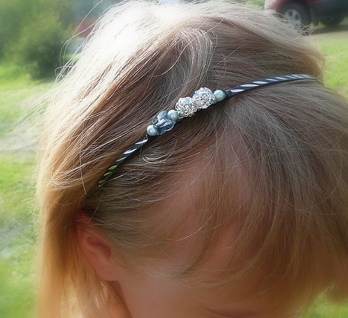 Čelenka :" Little blue " — foto 3