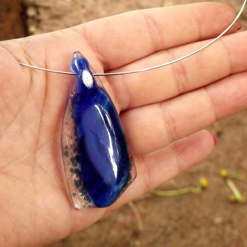 Skleněný šperk "IN BLUE" — foto 2