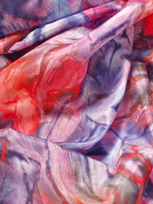 Hedvábná šála Colours — foto 2