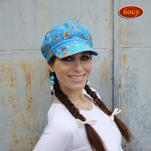 Letní krepová bekovka se záhyby — foto 3