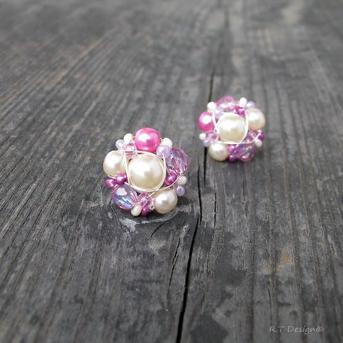 Náušničky Pink Cream... — foto 2