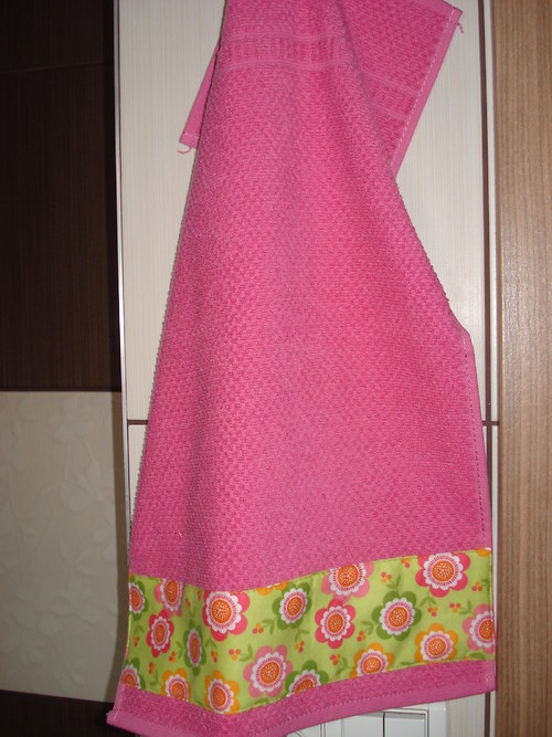Kytinky- ručník růžový — foto 3