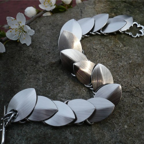 Šupináč silver - náramek — foto 2