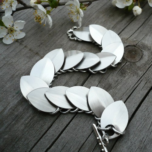 Šupináč silver - náramek — foto 6