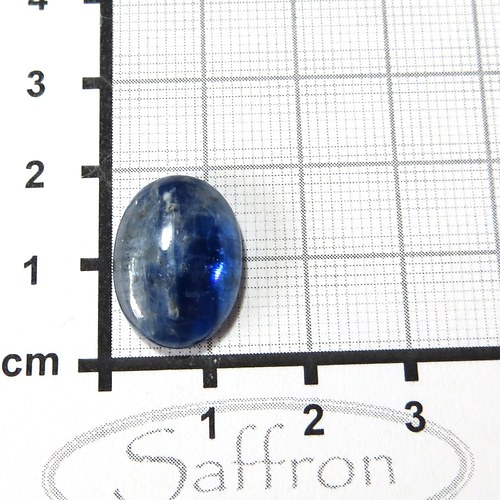 Kyanit oválek EXTRA (18x13mm) č.D6 — foto 2
