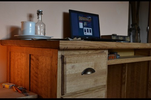 Psací stůl-červený dub — foto 5