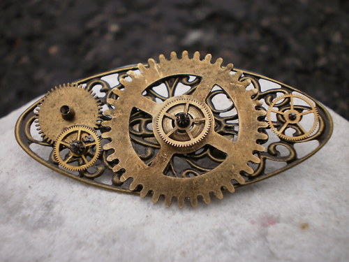 Steampunková brož — foto 2