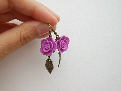 Roses - náušnice — foto 2