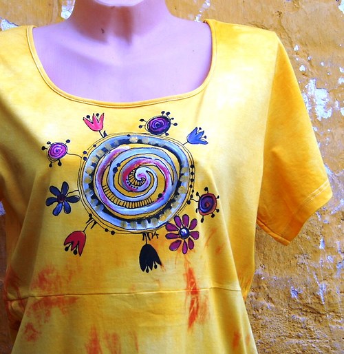 Malovaná tunika 3XL — foto 2