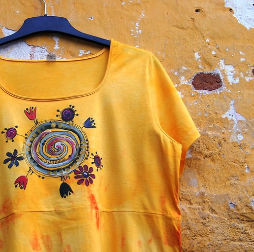 Malovaná tunika 3XL — foto 6