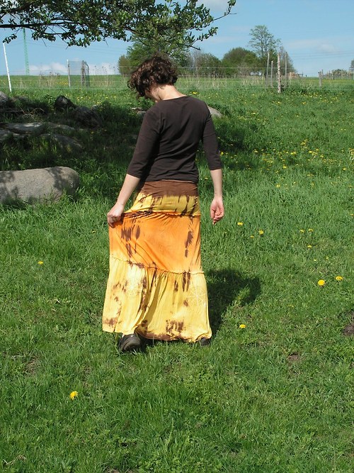Letní batikovaná sukně — foto 3