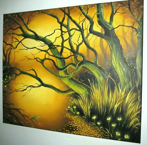 Podvečer - olejomalba 50 x 60 cm — foto 3