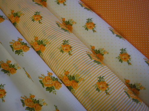 Oranžové Růžičky + Proužky — foto 2