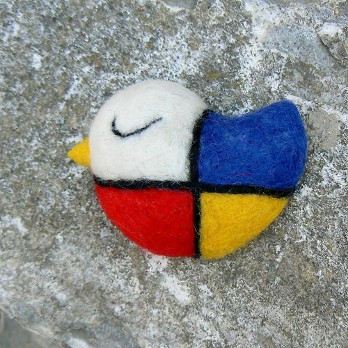 Spící ptáček a la Mondrian — foto 2