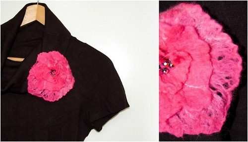 Pink kytka na klopu — foto 2