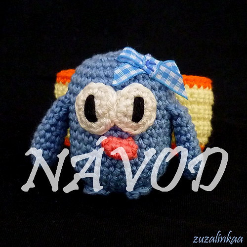 Návod - Chrastítko sovička (postavička) — foto 2