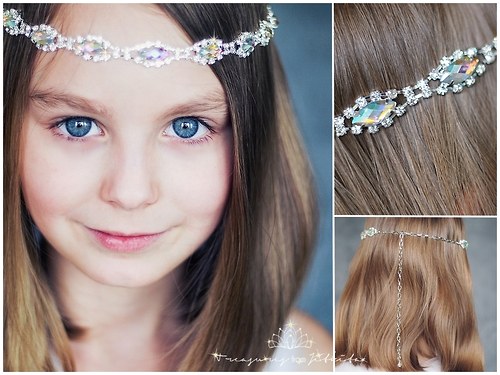 Třpytivá štrasová čelenka — foto 2