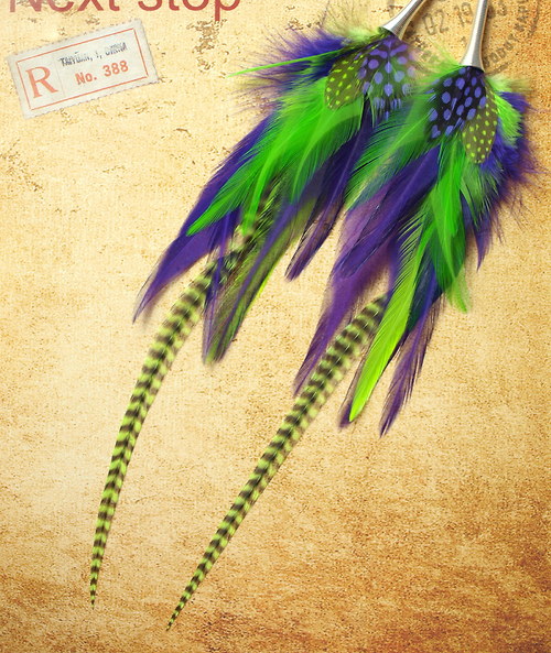 The Purple Tulip Earrings — foto 2