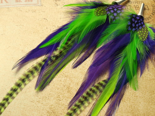 The Purple Tulip Earrings — foto 3