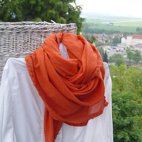 Ručně barvený OBRšátek ZÁŘÍM — foto 2