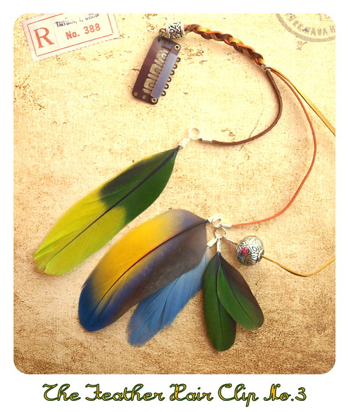 Feather Hair Clip No.3 — foto 3