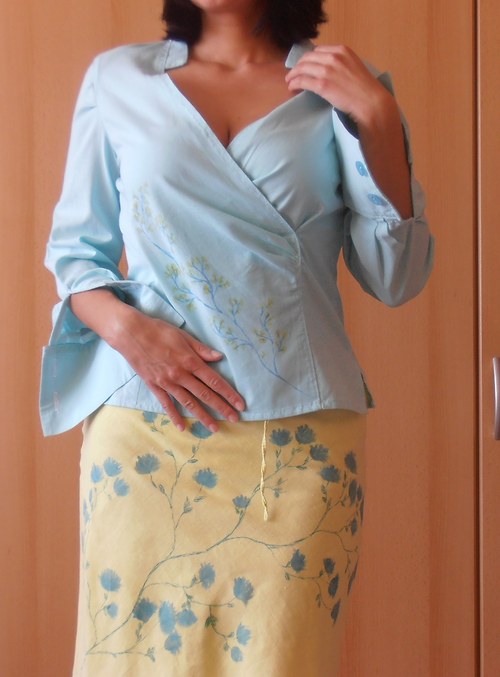 Blankytná halenka — foto 3