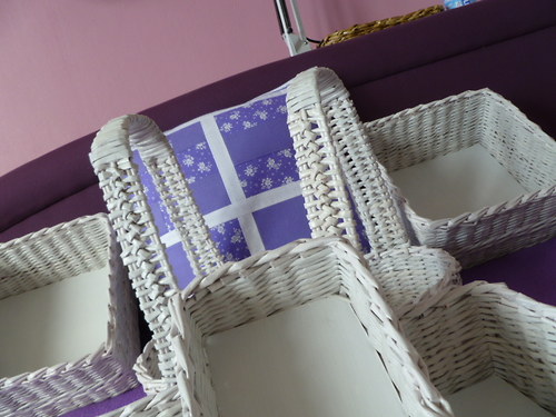 Bílé košíky svatební — foto 5