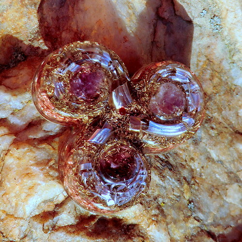 Orgonit *Amulet (2) *Triskel *Ametystový* — foto 4