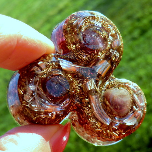 Orgonit *Amulet (2) *Triskel *Ametystový* — foto 6