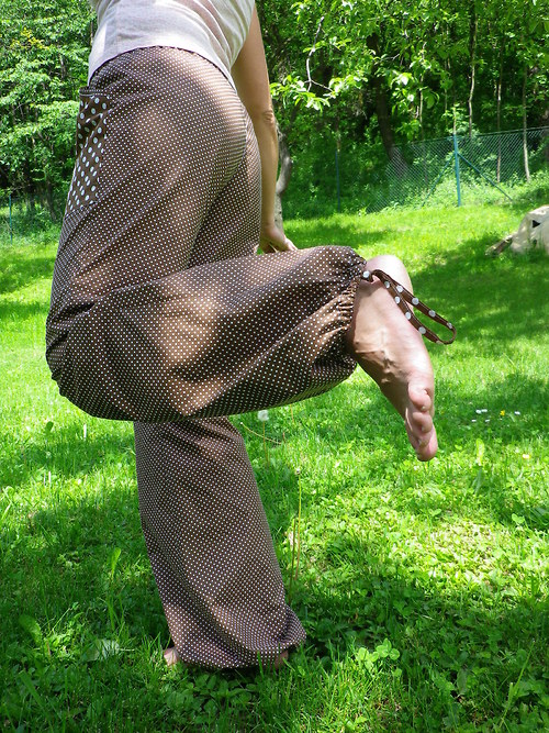 Gaťata - hnědé puntíky — foto 5