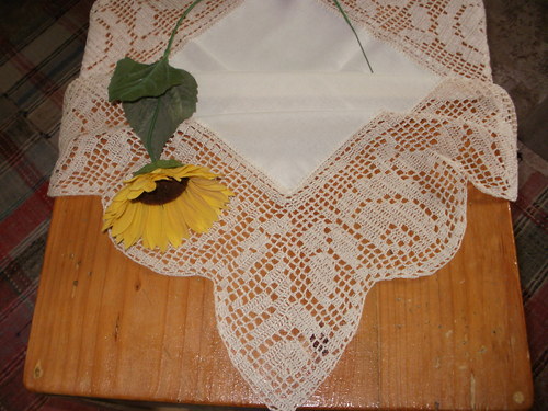 Béžová čtvercová dečka — foto 2
