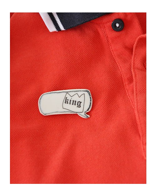 Porcelánová brož "king".) — foto 2