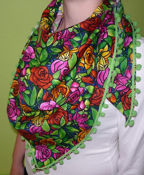 Šátek Rose Vintage — foto 2