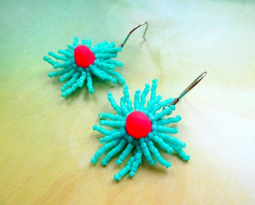 Sasanky "Neon pink & Turquoise" — foto 2