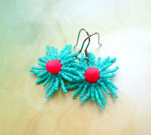Sasanky "Neon pink & Turquoise" — foto 3