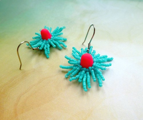 Sasanky "Neon pink & Turquoise" — foto 4
